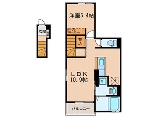 プラシードの物件間取画像